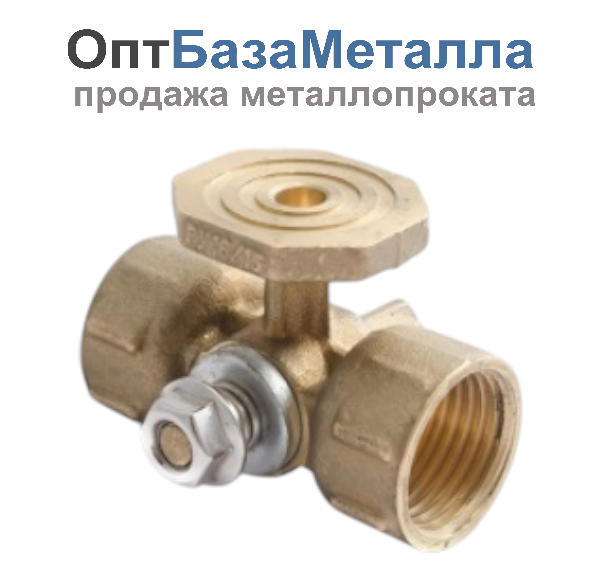 Кран для манометра 3-ходовой 11б18бкф1 Ду 15 Ру16 ВР G1/2"-М20х1,5 фл Пензапромарматура 01311200, DN 15, 1/2 дюйма